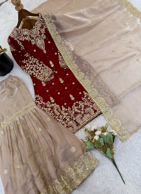 Sr 1702 Silk With Embroidery Work Readymade Suits Wholesale Market In Surat